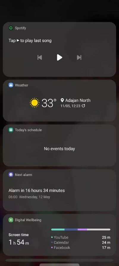 samsung-calendar-lock-screen-widget_40dd5eab97016030a3870d712fd9ef0f تقويم Samsung مقابل Outlook: ما هو تطبيق التقويم الأفضل على أجهزة Galaxy