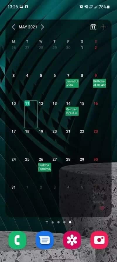 samsung-calendar-widget_40dd5eab97016030a3870d712fd9ef0f-1 تقويم Samsung مقابل Outlook: ما هو تطبيق التقويم الأفضل على أجهزة Galaxy