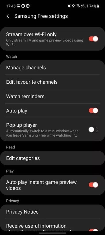 samsung-free-edit-categories_40dd5eab97016030a3870d712fd9ef0f Samsung Free مقابل Google Discover: ما الخدمة الإخبارية التي يجب عليك استخدامها