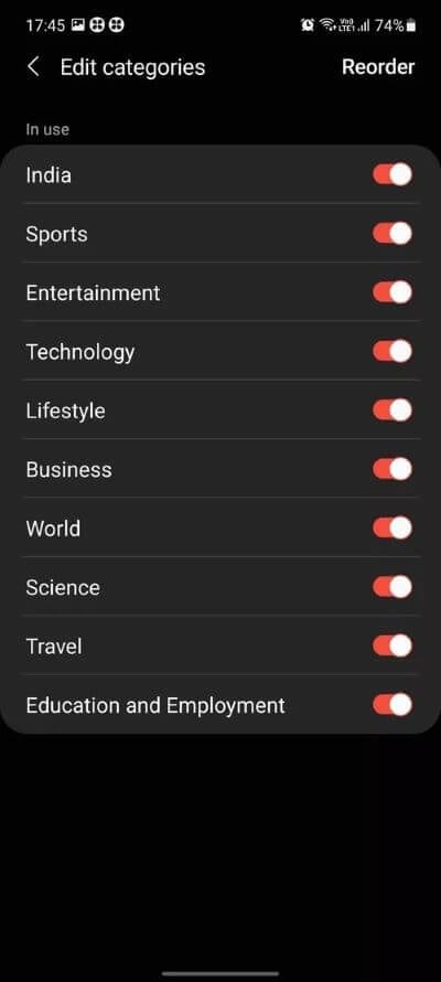 samsung-free-news-categories_40dd5eab97016030a3870d712fd9ef0f Samsung Free مقابل Google Discover: ما الخدمة الإخبارية التي يجب عليك استخدامها