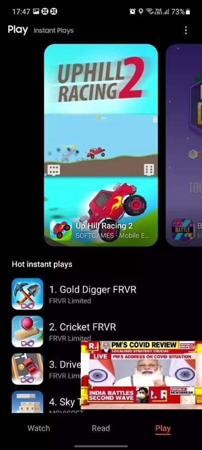 samsung-play_40dd5eab97016030a3870d712fd9ef0f Samsung Free مقابل Google Discover: ما الخدمة الإخبارية التي يجب عليك استخدامها