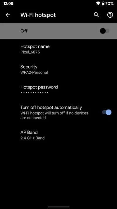 select-ap-band_40dd5eab97016030a3870d712fd9ef0f أفضل 7 طرق لإصلاح عدم عمل نقطة الاتصال الجوال بنظام Android