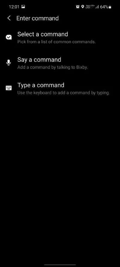 select-command_40dd5eab97016030a3870d712fd9ef0f دليل لإعداد واستخدام Bixby Routines على أجهزة Samsung Galaxy