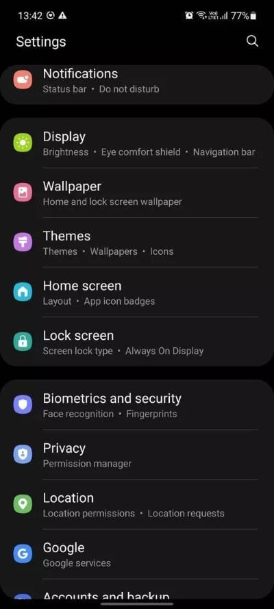 select-lock-screen_40dd5eab97016030a3870d712fd9ef0f كيفية تخصيص شاشة القفل على أجهزة Samsung Galaxy