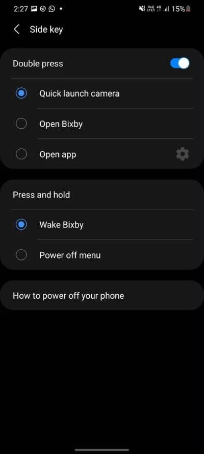 side-key-customization_40dd5eab97016030a3870d712fd9ef0f أفضل 15 نصيحة وخدعة من Samsung One UI 3 لاستخدامه كالمحترفين