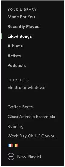 spotify-liked-songs-tab_4d470f76dc99e18ad75087b1b8410ea9 كيفية التخلص من فوضى تطبيق Spotify لسطح المكتب