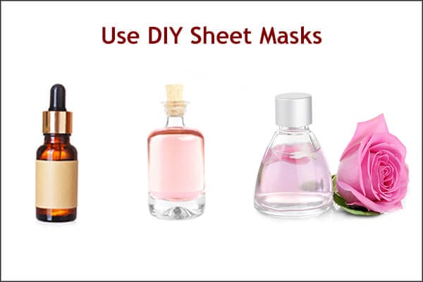 take help of diy sheet masks - انسداد المسام: الأسباب والعلاج والعلاجات المنزلية والرعاية الذاتية