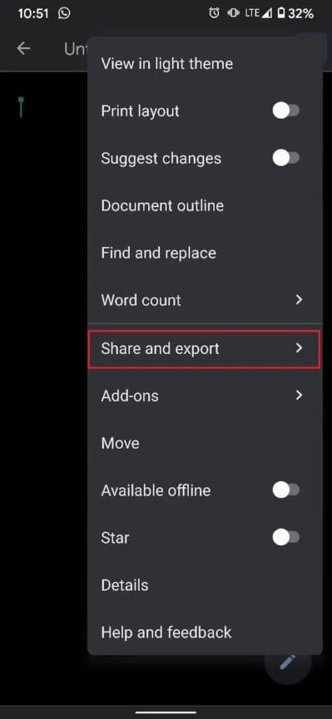 tap-on-three-dots-in-top-corner-and-select-share-and-export-473x1024-1 كيفية إنشاء رسم بياني في Google Docs