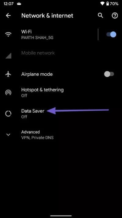 turn-off-data-saver_40dd5eab97016030a3870d712fd9ef0f أفضل 7 طرق لإصلاح عدم عمل نقطة الاتصال الجوال بنظام Android