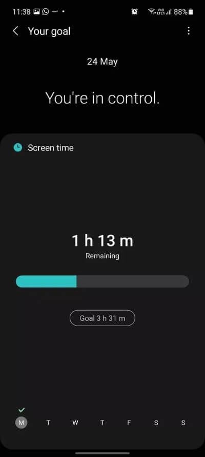 your-goal-menu_40dd5eab97016030a3870d712fd9ef0f كيفية استخدام الرفاهية الرقمية Digital Wellbeing على أجهزة Samsung Galaxy