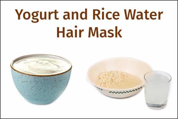 1 yogurt and rice water masks - أفضل 5 أقنعة للشعر لفروة الرأس ذات الرائحة الكريهة