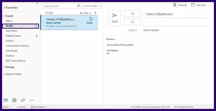18-1 كيفية إصلاح رسائل البريد الإلكتروني العالقة في صندوق البريد الصادر من Microsoft Outlook
