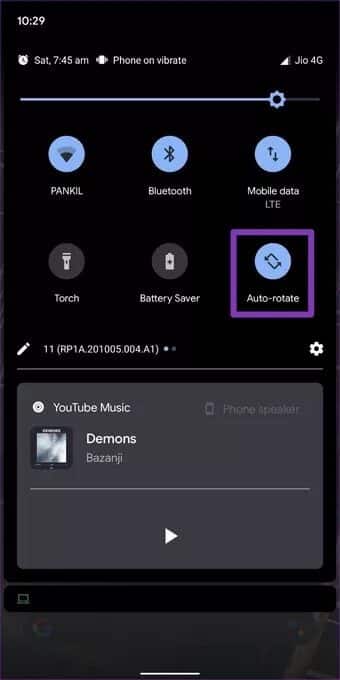2-21 أفضل 7 طرق لإصلاح عدم عمل دوران الشاشة على Android
