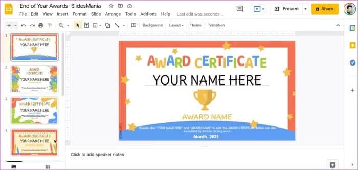4-17 أفضل 5 قوالب Google Slides للمعلمين
