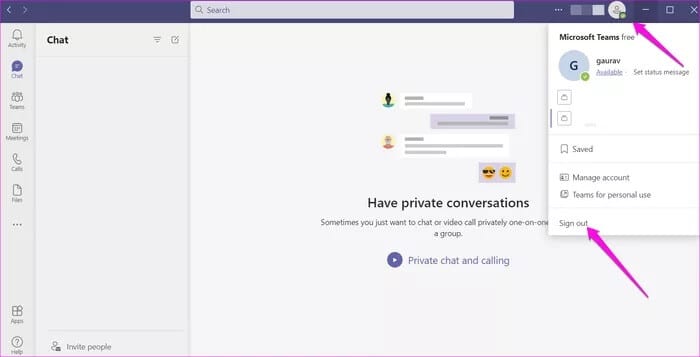8 أفضل 10 طرق لإصلاح عدم عرض Microsoft Teams للحالة على Windows 10