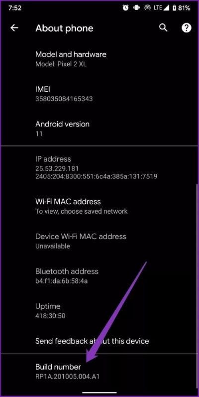 Build-Number-on-Android_40dd5eab97016030a3870d712fd9ef0f أفضل 10 خيارات لمطوري Android يجب أن تجربها