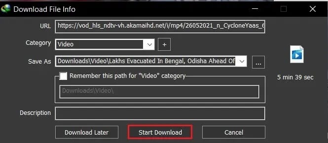 Change-the-details-in-file-infor-and-click-on-Start-download كيفية تحميل فيديوهات JW Player