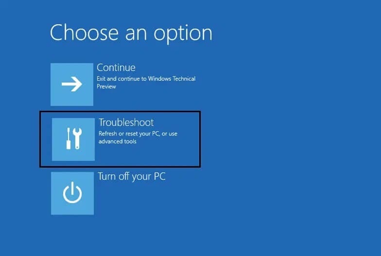 Choose-an-option-at-windows-10-automatic-startup-repair كيفية التمهيد إلى الوضع الآمن في Windows 10