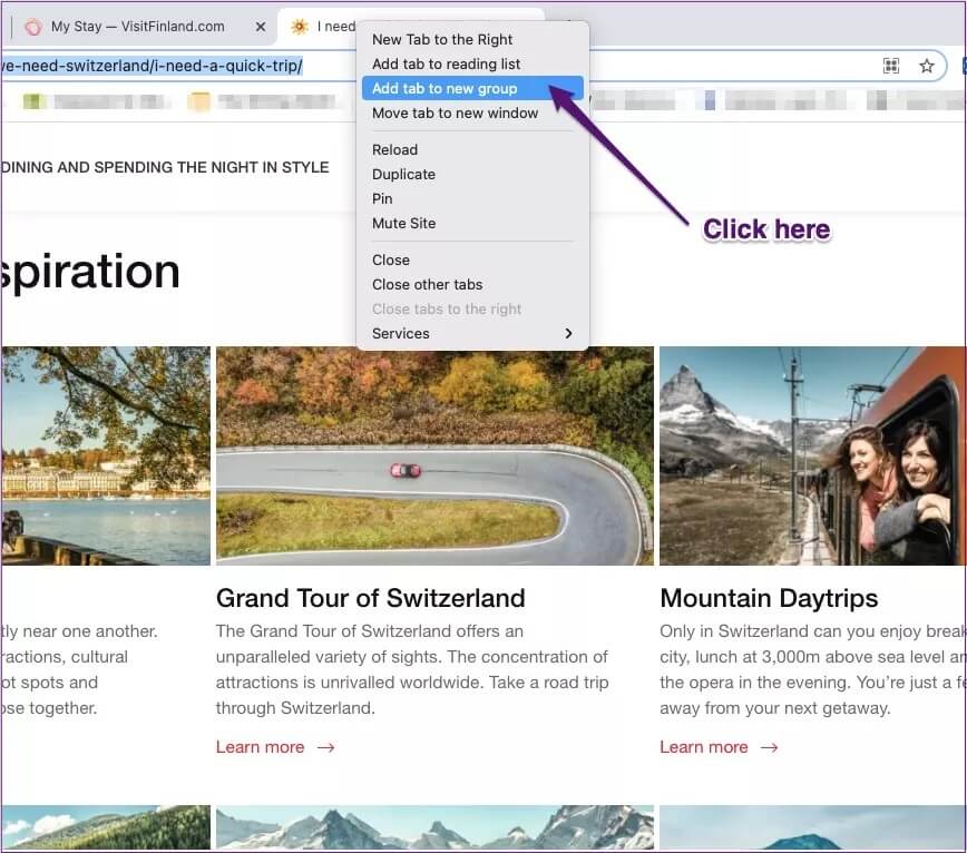 Chrome-add-to-new-group_4d470f76dc99e18ad75087b1b8410ea9 كيفية تجميع علامات تبويب Google Chrome على Windows و Mac