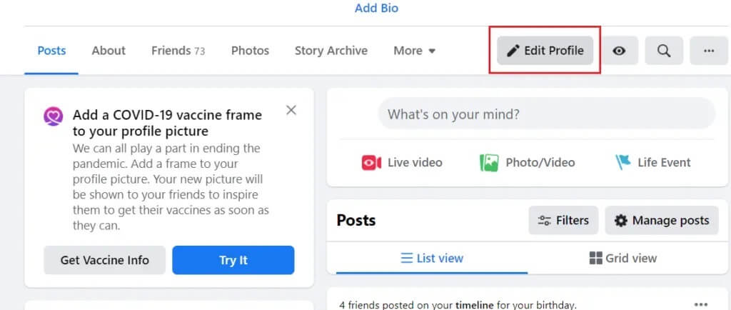 Click-on-Edit-Profile-option-1024x434-1 كيفية ربط Facebook بـ Twitter