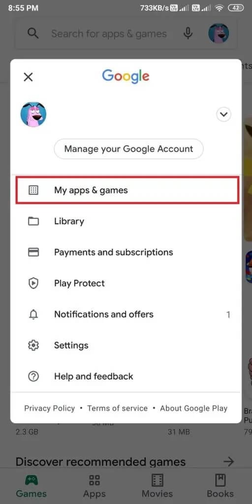 Click-on-My-apps-and-games-512x1024-1 كيفية إصلاح خطأ Instagram لا يسمح لي بتسجيل الدخول