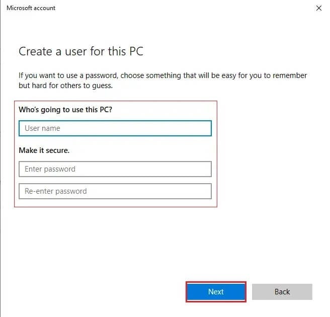 Click-on-Next-and-your-system-will-create-a-new-user-account 10 طرق لإصلاح عدم استجابة uTorrent