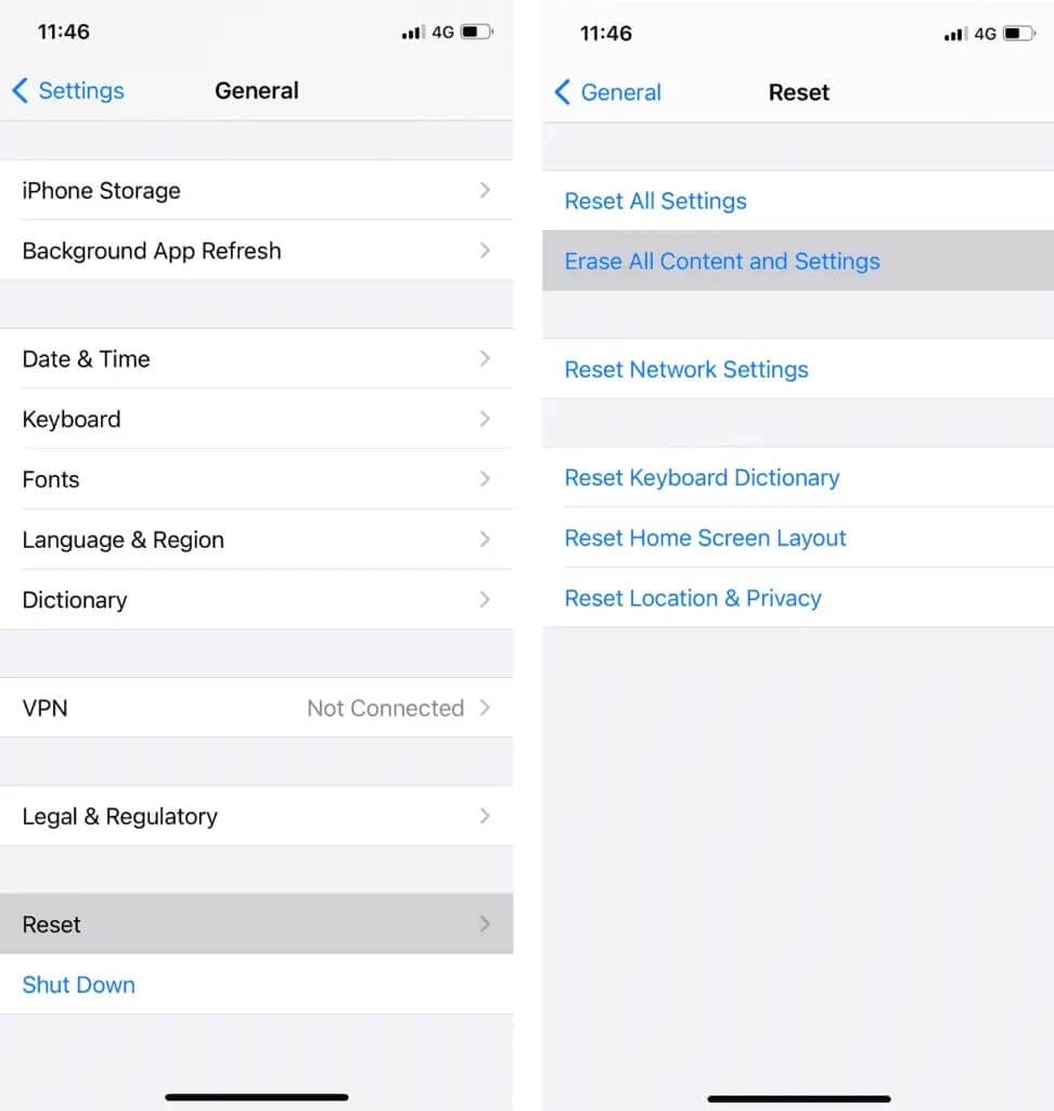 Click-on-Reset-and-then-go-for-the-Erase-All-Content-and-Settings-option-972x1024-1 كيفية إعادة ضبط جهاز iPad Mini