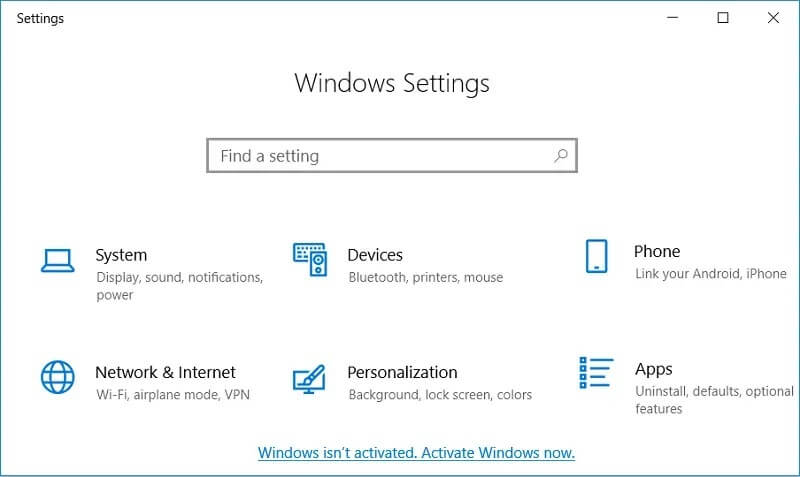 Click-on-Windows-isnt-activated.-Activate-Windows-now إصلاح خطأ هذه النسخة من Windows ليست أصلية