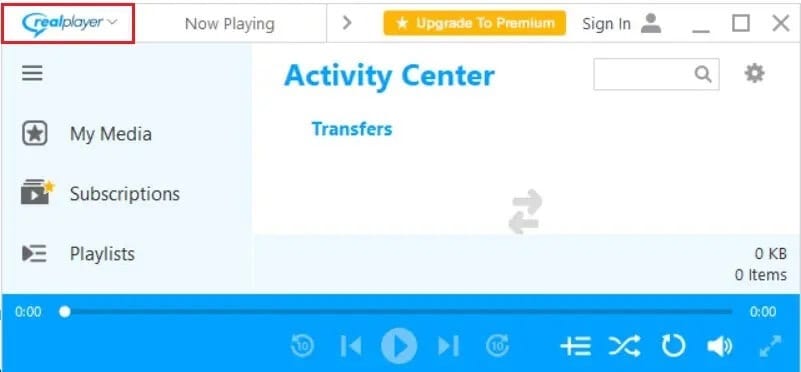 Click-on-real-player-logo-in-top-left-corner كيفية تحميل فيديوهات JW Player