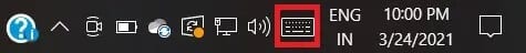 Click-on-the-small-keyboard-option-in-the-bottom-right-corner-of-the-screen كيفية كتابة الأحرف مع علامات التشكيل على Windows