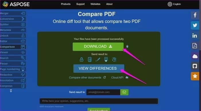 compare two pdf files acrobat 9