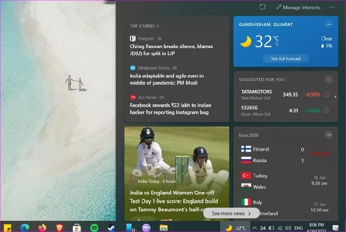 Disable-Enable-News-and-Interests-Taskbar-Widget-in-Windows-10-7_935adec67b324b146ff212ec4c69054f كيفية تعطيل أو تمكين أداة الأخبار والاهتمامات في شريط مهام على Windows 10