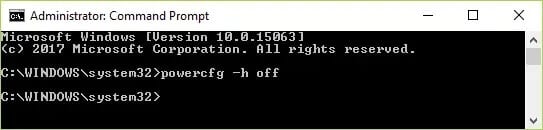 Disable-Hibernation-in-Windows-10 كيف ترى وقت تشغيل النظام في Windows 10
