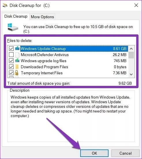 كيفية مسح ملفات ذاكرة التخزين المؤقت في نظام التشغيل Windows 10 - %categories