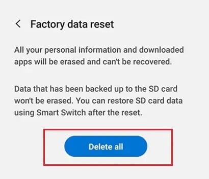 Factory-Data-reset-Samsung-Galaxy-S9-using-Settings كيفية إعادة تعيين Samsung Galaxy S9