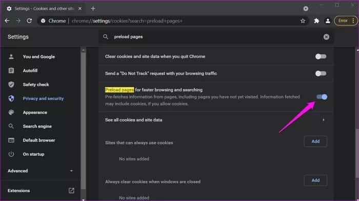 Fix-Google-Chrome-Not-Loading-Pages-in-Windows-10-5_935adec67b324b146ff212ec4c69054f أفضل 9 طرق لإصلاح عدم تحميل Google Chrome للصفحات على Windows 10