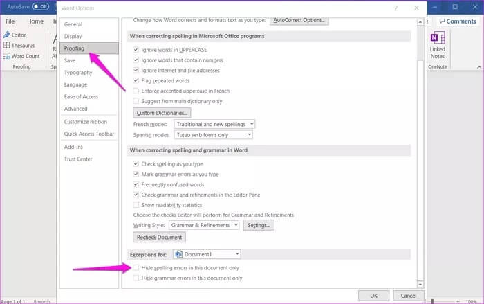Fixes-for-Spell-Check-Is-Not-Working-in-Microsoft-Word-4_935adec67b324b146ff212ec4c69054f أفضل 9 إصلاحات للتدقيق الإملائي لا تعمل في Microsoft Word