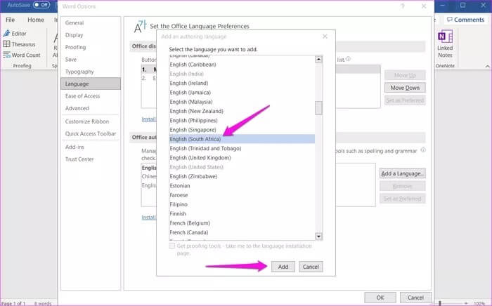 Fixes-for-Spell-Check-Is-Not-Working-in-Microsoft-Word-6_935adec67b324b146ff212ec4c69054f أفضل 9 إصلاحات للتدقيق الإملائي لا تعمل في Microsoft Word