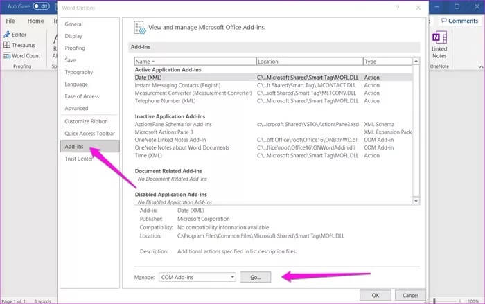 Fixes-for-Spell-Check-Is-Not-Working-in-Microsoft-Word-7_935adec67b324b146ff212ec4c69054f أفضل 9 إصلاحات للتدقيق الإملائي لا تعمل في Microsoft Word