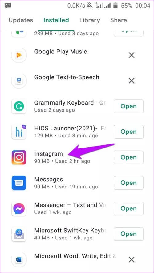 Google-Play-Store-Instagram_4d470f76dc99e18ad75087b1b8410ea9 أفضل 7 طرق لإصلاح خطأ شيء ما خاطئ في Instagram