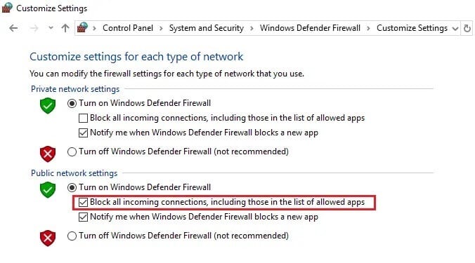 كيفية حظر أو إلغاء حظر البرامج في جدار حماية Windows Defender - %categories