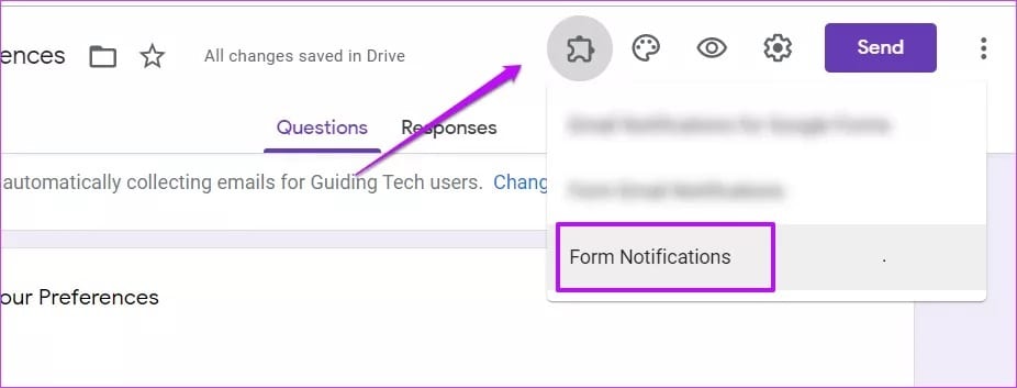 كيفية إرسال بريد إلكتروني بناءً على الاستجابة في Google Forms - %categories