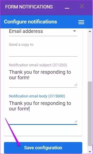 كيفية إرسال بريد إلكتروني بناءً على الاستجابة في Google Forms - %categories