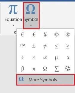 In-top-right-corner-click-on-symbol-and-then-select-more-symbols كيفية كتابة الأحرف مع علامات التشكيل على Windows