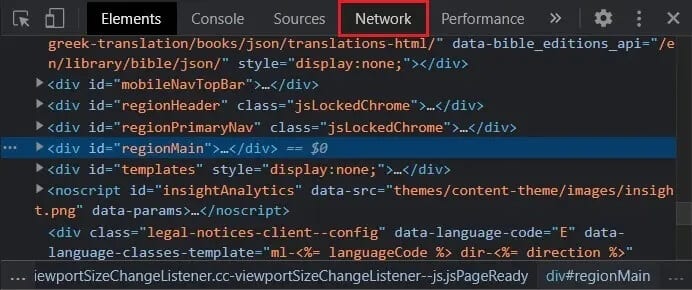 On-the-inspect-page-click-on-the-Network-panel كيفية تحميل فيديوهات JW Player