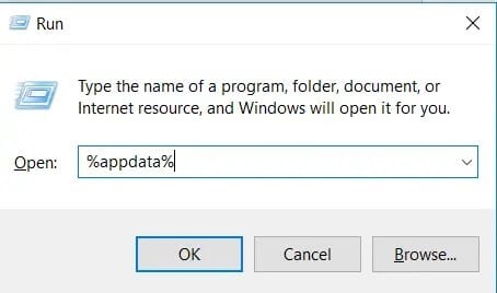 Open-Run-by-pressing-WindowsR-then-type-appdata-1 10 طرق لإصلاح عدم استجابة uTorrent
