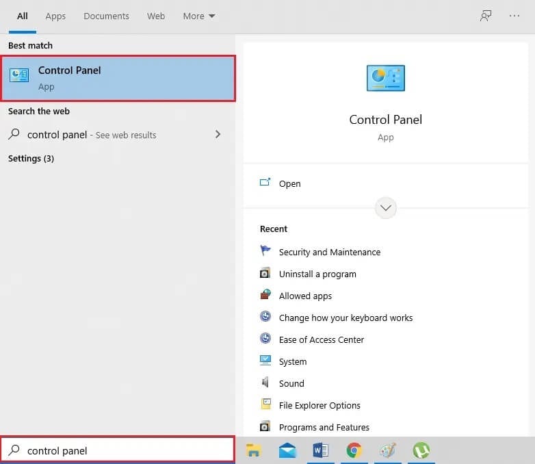 Open-the-control-panel 10 طرق لإصلاح عدم استجابة uTorrent