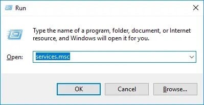 Press-Windows-R-and-type-services.msc-and-hit-Enter إصلاح خطأ هذه النسخة من Windows ليست أصلية