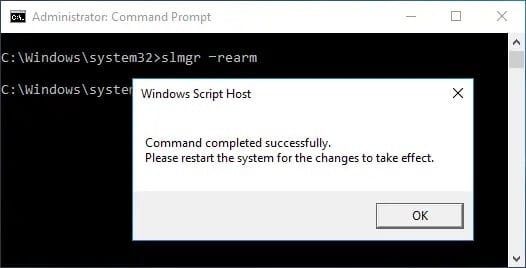 Reset-the-licensing-status-on-Windows-10 إصلاح خطأ هذه النسخة من Windows ليست أصلية