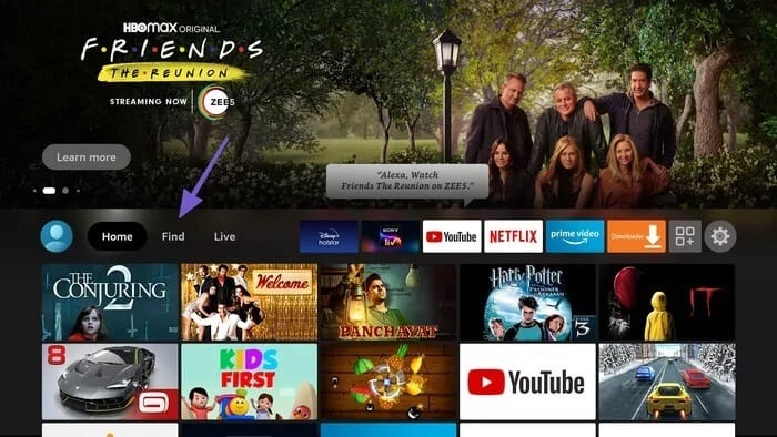 Select-Find-menu_935adec67b324b146ff212ec4c69054f كيفية استخدام VLC Player على Amazon Fire TV Stick